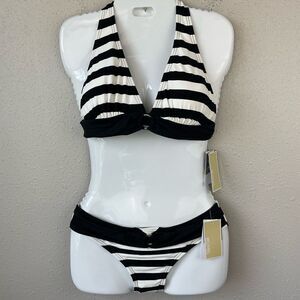 NWT MICHAEL Michael Kors Bukini Top and Matching Bottoms Sizes M, L, or XL